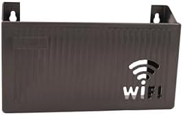 Siyah Wi-Fi Yönlendirici Saklama Kutusu, Wifi Kutusu Duvar Asılabilir Modem Saklama Kutusu, TV Set Üstü Kutular, Uzaktan Kumanda vb. 1 Adet - Görsel 4