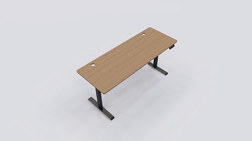 Alternative view of Adorn İstanbul - Yüksekliği Ayarlanabilir Ergonomik Bilgisayar & Çalışma Masası - Tek Motorlu (2 Hafızalı) (Ceviz, 120 * 60)