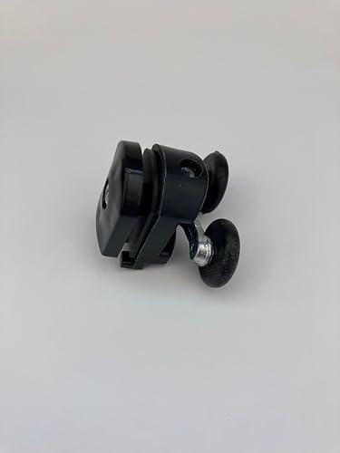 Alternative view of Cam Duşakabin Tekerleği Metal Ayaklı Siyah Plastik 8'li Tam Set