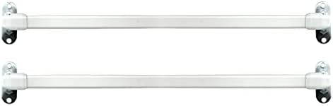 Rod Desyne Oval Kanat Çubuğu, 40,6-71,1 cm (2'li Set), Beyaz