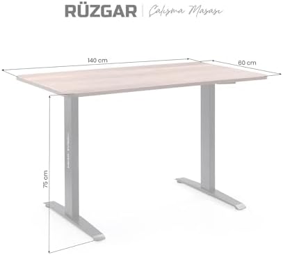 Rüzgar Çalışma Masası Barok (140x60)