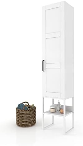 Alternative view of BNY131-Beyaz Metal Ayaklı Banyo Dolabı