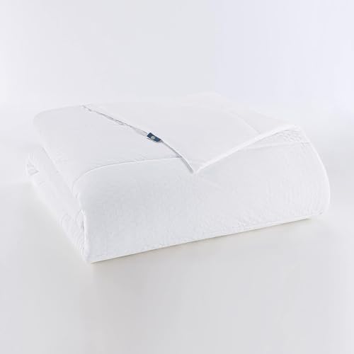 Serta Power Chill Yumuşak Soğutma Aşağı Alternatif Yorgan, Hafif /Cal Yorgan, 4 Köşe Sekmeli Yorgan Ekleme, Dört Mevsim Yatak, Beyaz - Görsel 3