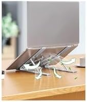 Alternative view of En Büyük Boy Alüminyum Katlanabilir Kademeli Laptop Bilgisayar Notebook Mac Standı, Ergonomik Notebook ve Tablet Tutucu, Çok Sağlam Metal Taşınabilir Tasarım, Hafif Koruma Çantası ile Beraber sg-001
