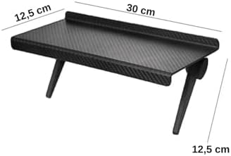 30x12 Cm Katlanabilir Katlanabilir Televizyon TV Standı Ayarlanabilir Ekran Üstü Raf Portatif Eşya