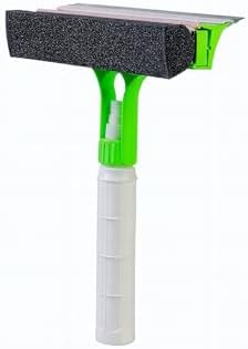 Alternative view of Su Püskürtmeli Pencere Sileceği, Spreyli Cam Temizleme Aparatı, Banyo Duşakabin Aynası Temizleyici, Çok Amaçlı Cam Silme Scrubber Asorti Renk 22 cm