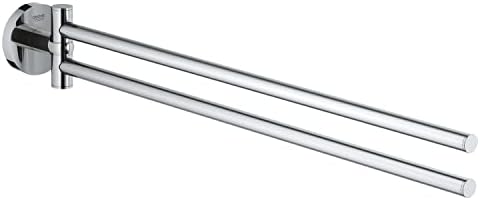Start İkili Uzun Havluluk, 439 mm, Duş, Banyo Aksesuarları, Krom, 41183000