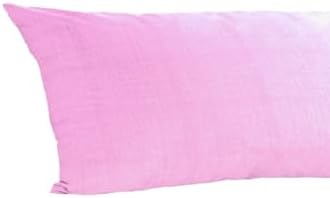 - Yan Yatış Yastık Kılıfı 40x120 Cm Toz Pembe (Toz Pembe)