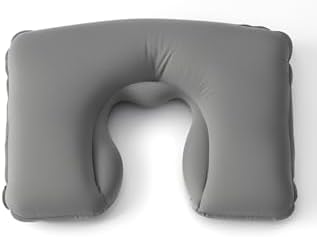 Alternative view of Şişme Seyahat Yastığı Boyun Destekli Taşınabilir ve Ergonomik Tasarım Uçak Araba ve Yolculuklar İçin İdeal (Gri)