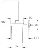 Base 200 A44104 Tuvalet Fırçalığı, Krom