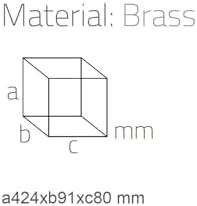 Alternative view of Klozet Fırçası Krom Renk 422X91X80 Mm