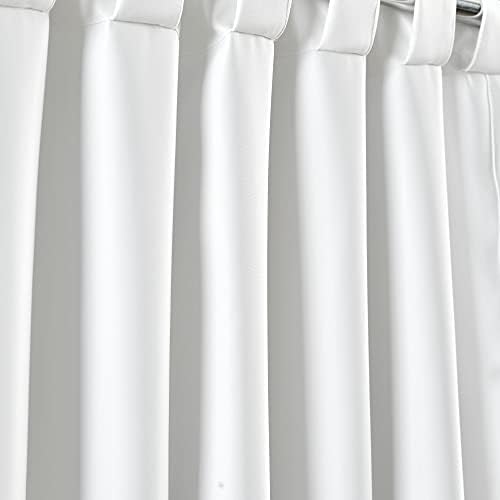 Lush Zuri Flora Oda Karartma Pencere Perdesi Panel Çifti, 160 cm Uzunluk x 132 cm Genişlik, Mavi ve - Görsel 3