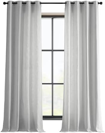 Yarım fiyat Drapes Beyaz 96 x 127 cm Başlık perde tek panel