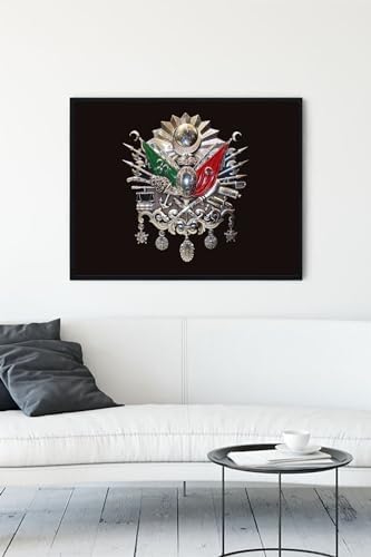 Alternative view of (pster12917) Osmanlı Tuğrası Çerçeveli Tablo (50x70cm)