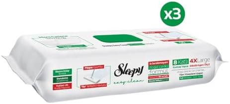 Beyaz Sabun Katkılı Mopa Uyumlu Yer Temizlik Havlusu&Mendili 3x50 (150 Yaprak)
