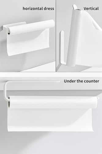 Alternative view of Banyo Beyaz Lüks Tasarım Lamalı Solo Havluluk Güçlü Yapışkan Özelliği ile Düşmeyen Havluluk