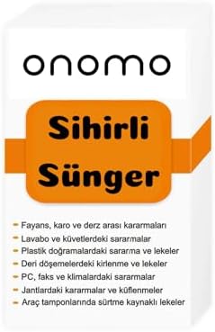Alternative view of Sihirli Sünger, Çok Amaçlı Temizlik Süngeri,, Lavabo, Plastik ve Deri Yüzeyler İçin 3 Adet