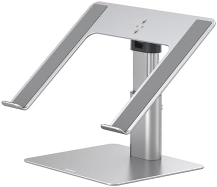 Alternative view of MacBook Metal Ayarlanabilir Dizüstü Bilgisayar Standı, Maks. 10 Kg Ağırlık ve 208 mm Yükseklik, Gümüş (LUJS000012)