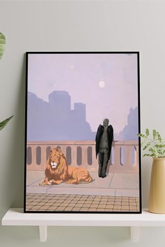 Alternative view of (pster14657) Homesickness - Rene Magritte Sanatsal Çerçeveli Tablo 21 x 30