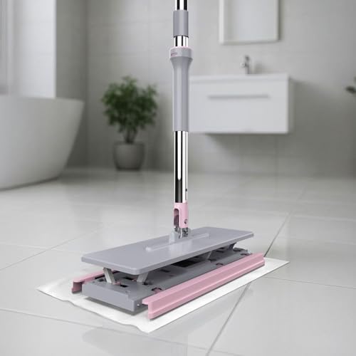 Alternative view of One Click Mop Paleti 4XL Büyük Palet 32cm, 8 Adet Bez Hediyeli, Asansörlü Mekanizma Çok Pratik, Tembel El Değmeden Islak Havlu Ve Bez Kullan At Otomatik, Kullan At Bezlerin Hepsine Uyumludur.