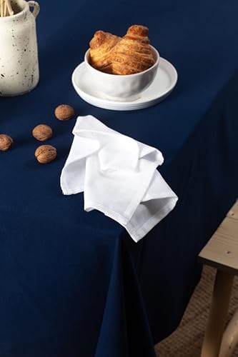 W Premium Masa Örtüsü (sofra, Sunum, Doğum Günü, Piknik) (Lacivert, 110 x 160) - Görsel 4