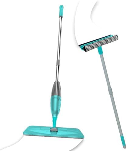 Alternative view of PONY SÜPER 2 Lİ SPREY MOP + TELESKOPİK SAPLI CAM SİLECEĞİ YEŞİL PASPAS TEMİZLİK SETİ