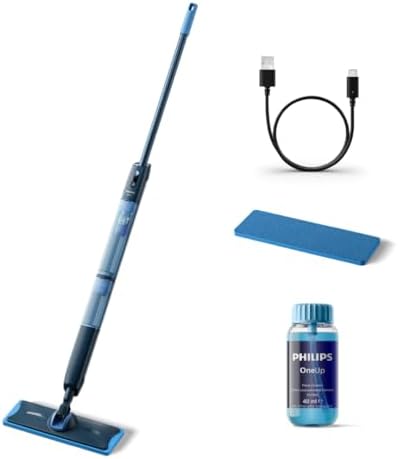 Alternative view of OneUp 5000 Serisi Elektrikli Mop, Kablosuz, Bakterilere karşı %99,9 etkili, 360 derece başlık ile zahmetsiz kullanım, (XV5113/01)