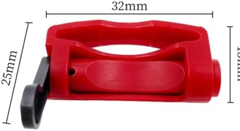 Alternative view of V6, V7, V8, V10, V11, V15 ile Uyumlu Tetik Kilidi, Güç Düğmesi Kilidi, Kırmızı, 32mm