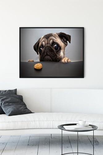 Alternative view of (pster11780) Köpekcik Eğlenceli Mizahi Çerçeveli Tablo (50x70cm)