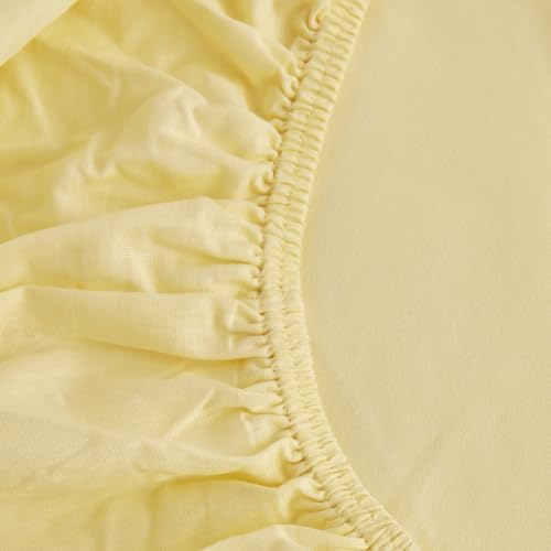 Alternative view of Fitted Tek Kişilik Çarşaf Sarı 100x200+30 cm
