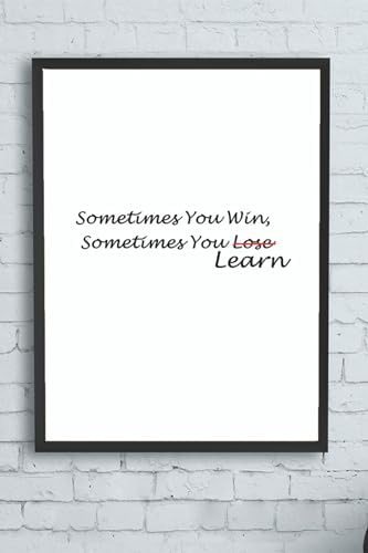 Alternative view of (pster12475) Win - Learn Girişimcilik Çerçeveli Tablo (50x70cm)