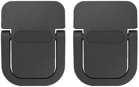 2 Adet Yapışkanlı Katlanılabilir Laptop Standı Portatif Bilgisayar Laptop Stand Ayagi Siyah - Görsel 4