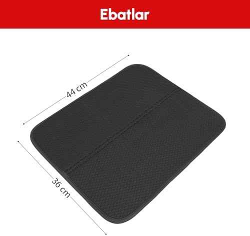 Alternative view of PIKAS 2’li Mikrofiber Bulaşık Kurutma Matı 36x44 cm – Ultra Emici Mat Tezgah Üstü Bulaşık Pedi