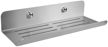 Alternative view of DELTAHOME Paslanmaz Çelik 24cm Banyo Duş Rafı Düzenleyici - VİDALI MONTAJ - INOX