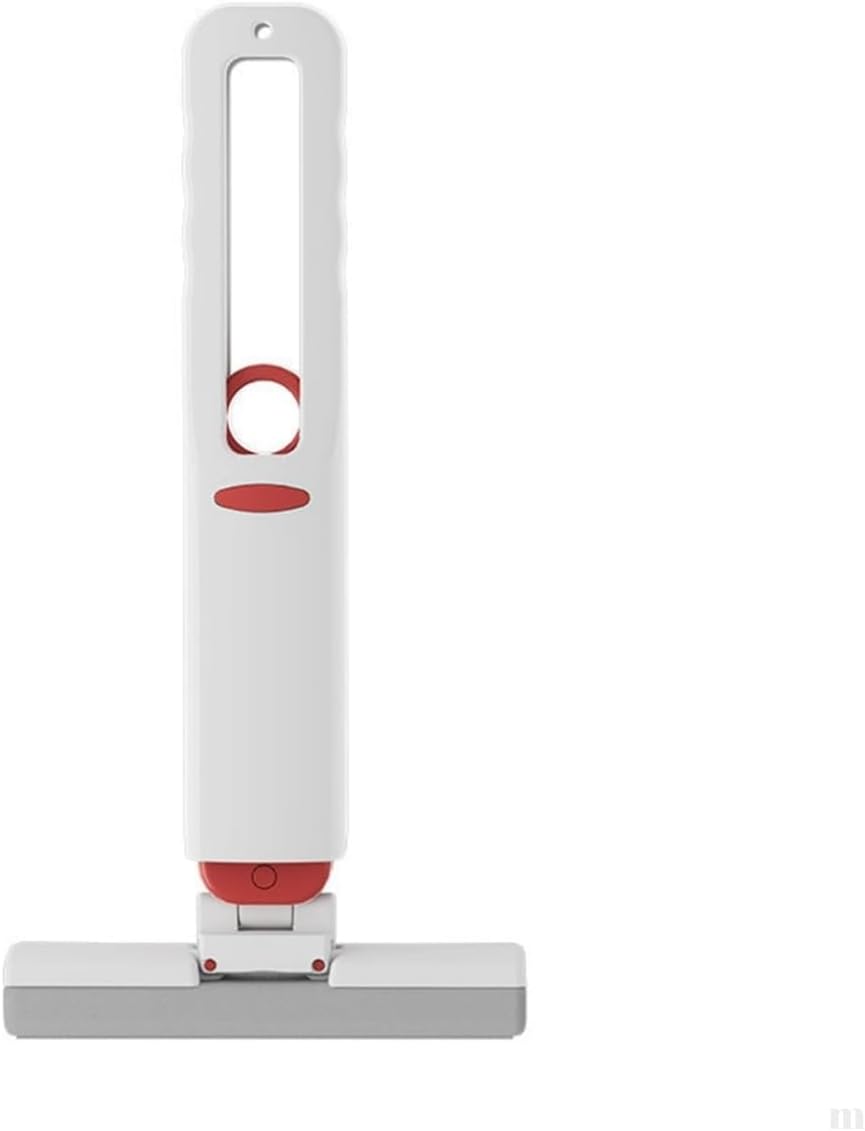 Alternative view of Sıkmalı Mini Mop, Beyaz ve Kırmızı, Kompakt Temizlik Aparatı, Cam Tezgah Banyo için, Tek Elle Kullanım, Ergonomik Tasarım
