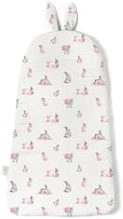 DEUX LAPINS%100 Pamuk Bebe Lapin Rose Muslin Kundak Battaniye Pembe BSSNT1019