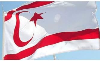 Alternative view of ZC Bayrak Kıbrıs Milli Gönder Bayrağı 70x105 Cm Raşel Dijital Baskı