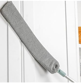 -Saplı Mikrofiber Başlıklı Girintili Yüzey Temizleme Mopu Toz Alma Fırçası