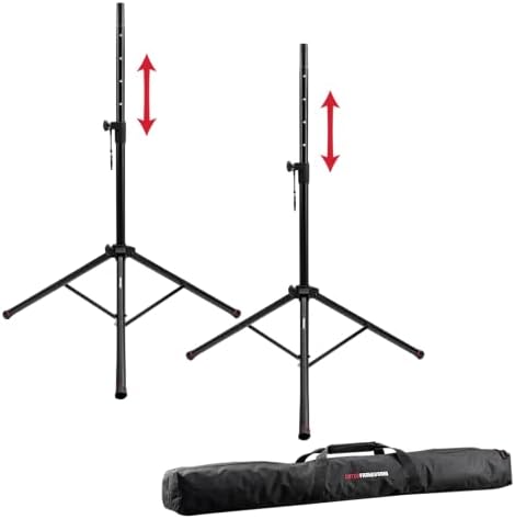 Frameworks Frameworks GFW-SPK-2000 Çift Hoparlör Standı ve Taşıma Çantası Seti