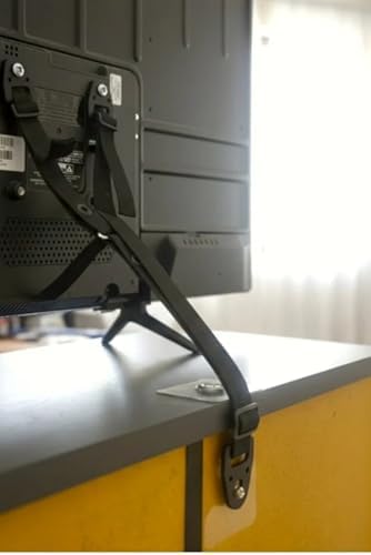 Alternative view of Usin Y Tipi Mobilyaya Kendinden Yapışkanlı Led LCD Plazma TV Televizyon Askısı Sabitleme Çoçuk Deprem Koruma Güvenlik Kemeri