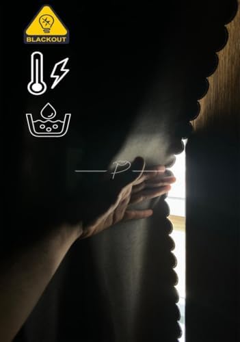 Alternative view of %100 Karartma Blackout Sıvama Ultrasonik Kesim Fon Perde 2 Renk Seçeneği 250 X 270 GRİ