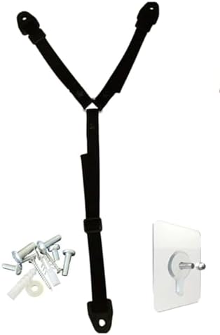 Usin Y Tipi Mobilyaya Kendinden Yapışkanlı Led LCD Plazma TV Televizyon Askısı Sabitleme Çoçuk Deprem Koruma Güvenlik Kemeri