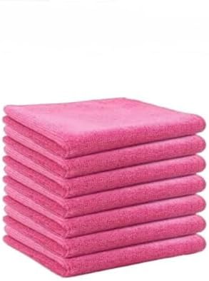 Alternative view of Premium Mikrofiber Temizlik Bezi, Pembe Renk, 20'li Paket, Çok Amaçlı Kullanım