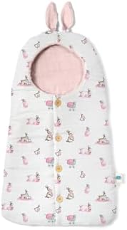 Alternative view of DEUX LAPINS%100 Pamuk Bebe Lapin Rose Muslin Kundak Battaniye Pembe BSSNT1019