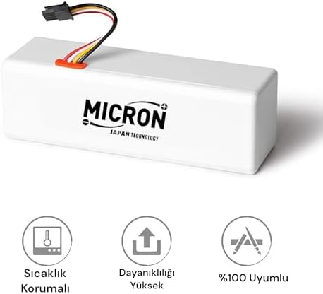 Micron Mi Mop 1c 2in1 Akıllı Süpürge Bataryası 14.4v 2600mah Pil 14.4 Volt 2600 Mah Kutulu
