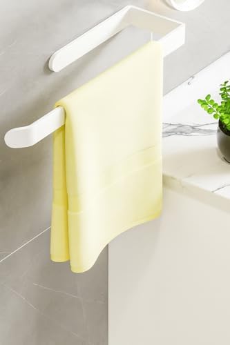 Banyo Beyaz Lüks Tasarım Lamalı Solo Havluluk Güçlü Yapışkan Özelliği ile Düşmeyen Havluluk