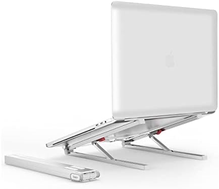Bix Saiji X2 Taşıma Çantalı Alüminyum Notebook Laptop Standı Gümüş