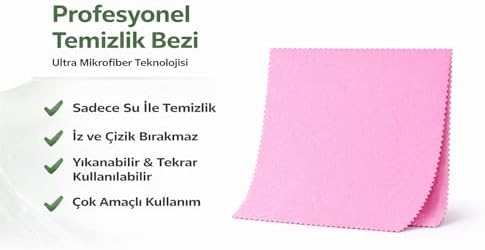 Alternative view of Mikrofiber Temizlik Bezi, Sihirli Bez, Cam Bezi, 32x32 cm, Yıkanabilir, İz Bırakmaz, Çok Amaçlı Kullanım