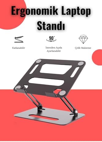 Alternative view of Basic2 Aluminyum Ergonomik Ayarlanabiliir Notebook Standı 1