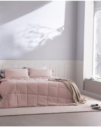 Alternative view of İlus Bambu Tek Kişilik Comforter Set, Pudra, 160 x 220